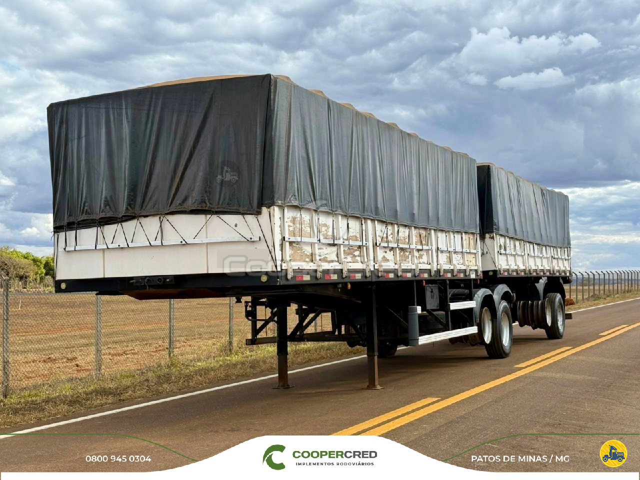 CARRETA BITREM GRANELEIRO Cooper Cred Implementos Rodoviários MG PATOS DE MINAS MINAS GERAIS MG